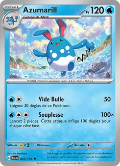 Carte Pokémon Azumarill 045