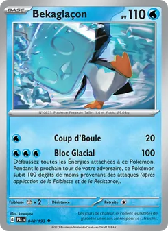 Carte Pokémon Bekaglaçon 048