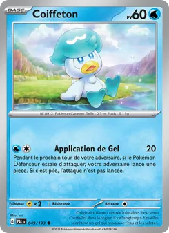 Carte Pokémon Coiffeton 049
