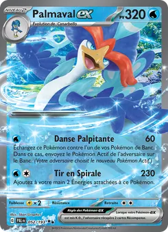 Carte Pokémon Palmaval-ex 052