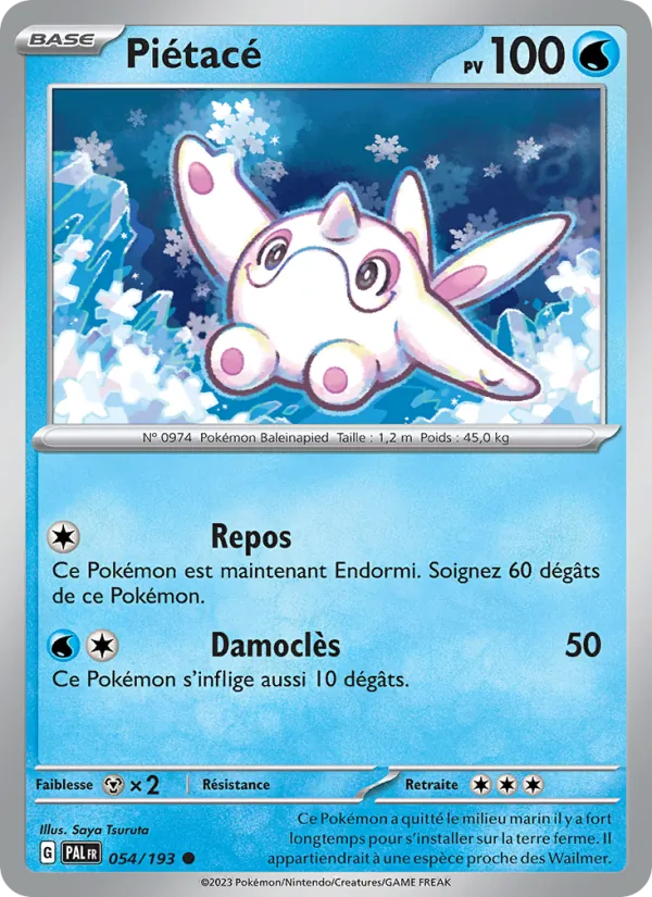 Carte Pokémon Piétacé 054/193 de l'extension Évolutions à Paldea
