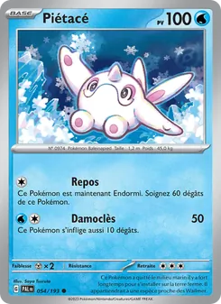 Carte Pokémon Piétacé 054