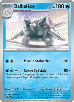 Carte Pokémon Balbalèze 055
