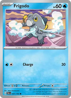 Carte Pokémon Frigodo 057