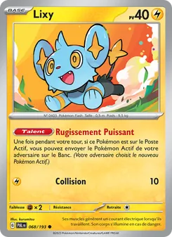 Carte Pokémon Lixy 068