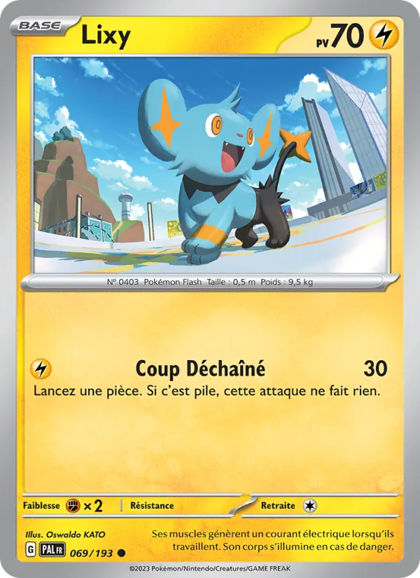 Carte Pokémon Lixy 069/193 de l'extension Évolutions à Paldea
