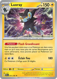 Carte Pokémon Luxray 071
