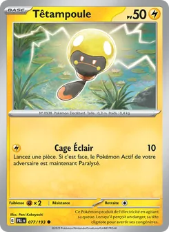 Carte Pokémon Têtampoule 077
