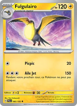 Carte Pokémon Fulgulairo 082