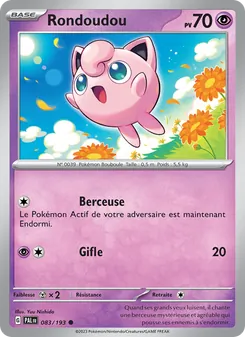 Carte Pokémon Rondoudou 083