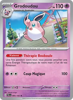 Carte Pokémon Grodoudou 084