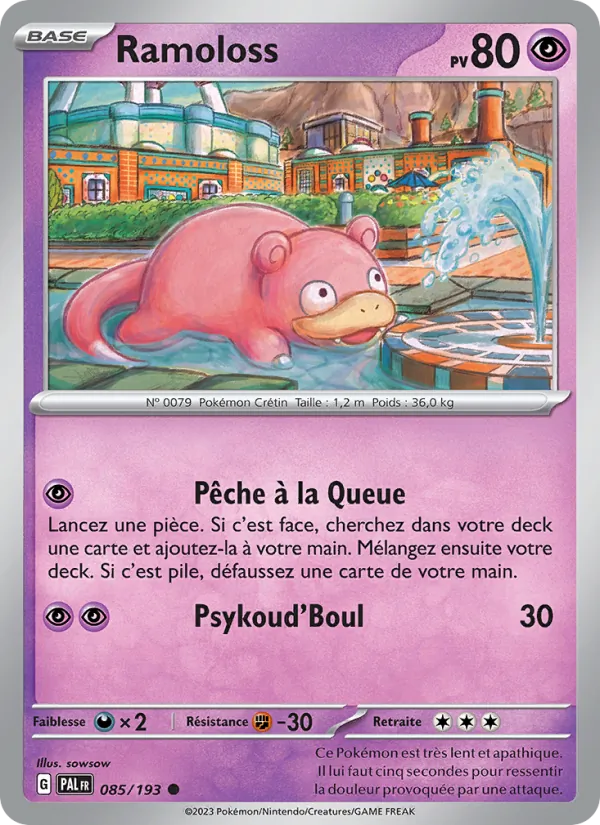 Carte Pokémon Ramoloss 085/193 de l'extension Évolutions à Paldea