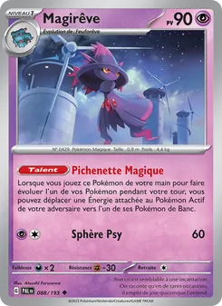 Carte Pokémon Magirêve 088
