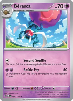 Carte Pokémon Bérasca 099