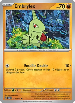 Carte Pokémon Embrylex 110