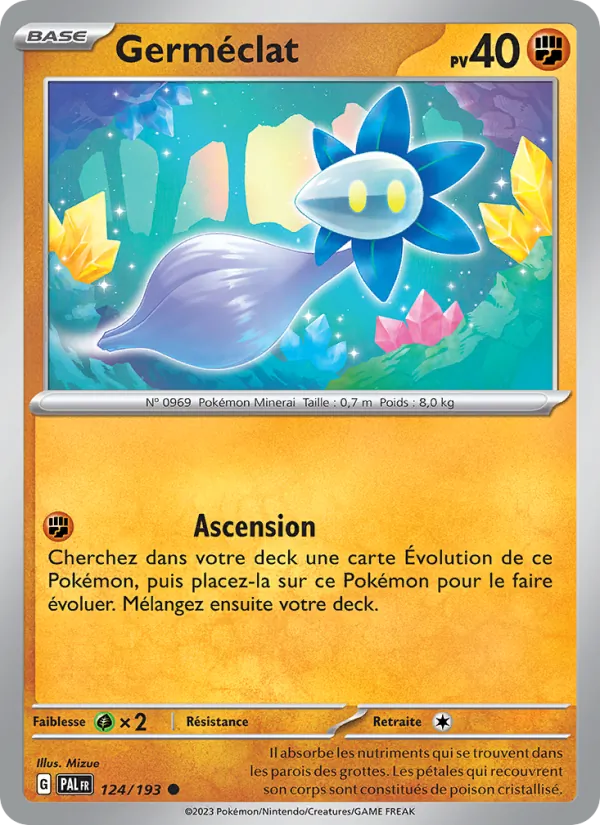 Carte Pokémon Germéclat 124/193 de l'extension Évolutions à Paldea