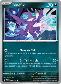 Carte Pokémon Ténéfix 136