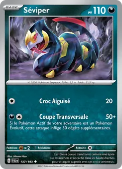 Carte Pokémon Séviper 137