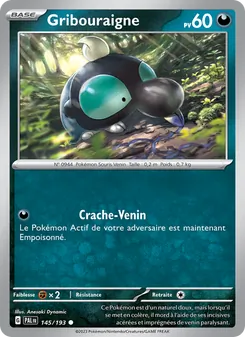 Carte Pokémon Gribouraigne 145