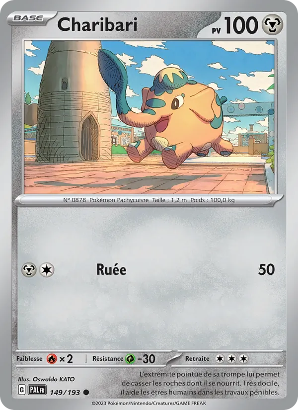 Carte Pokémon Charibari 149/193 de l'extension Évolutions à Paldea