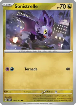 Carte Pokémon Sonistrelle 152