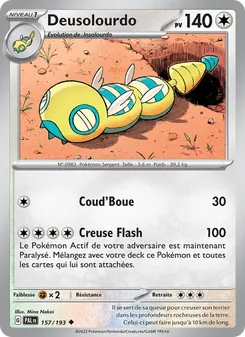 Carte Pokémon Deusolourdo 157