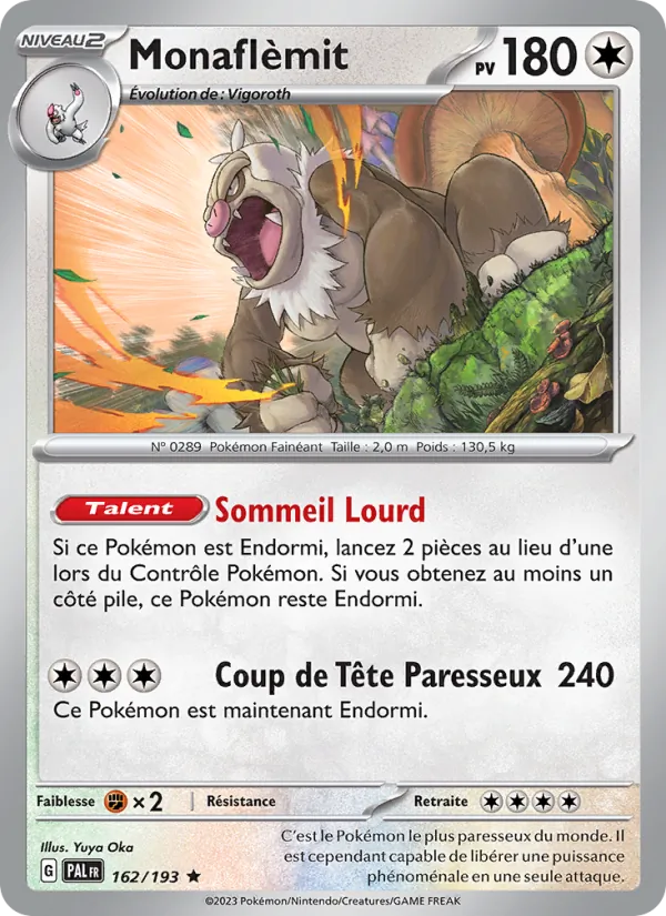 Carte Pokémon Monaflèmit 162/193 de l'extension Évolutions à Paldea