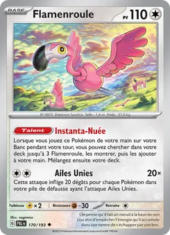 Carte Pokémon Flamenroule 170