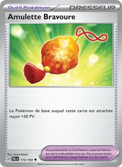 Carte Pokémon Amulette Bravoure 173