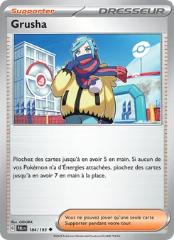 Carte Pokémon Grusha 184