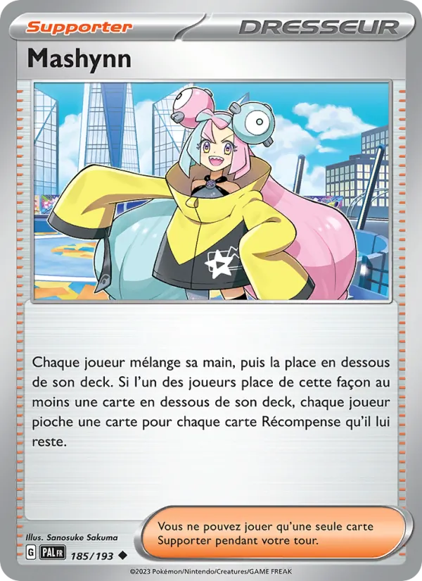 Carte Pokémon Mashynn 185/193 de l'extension Évolutions à Paldea