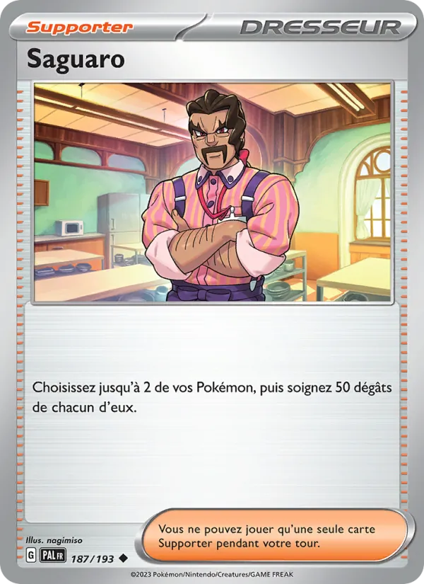Carte Pokémon Saguaro 187/193 de l'extension Évolutions à Paldea