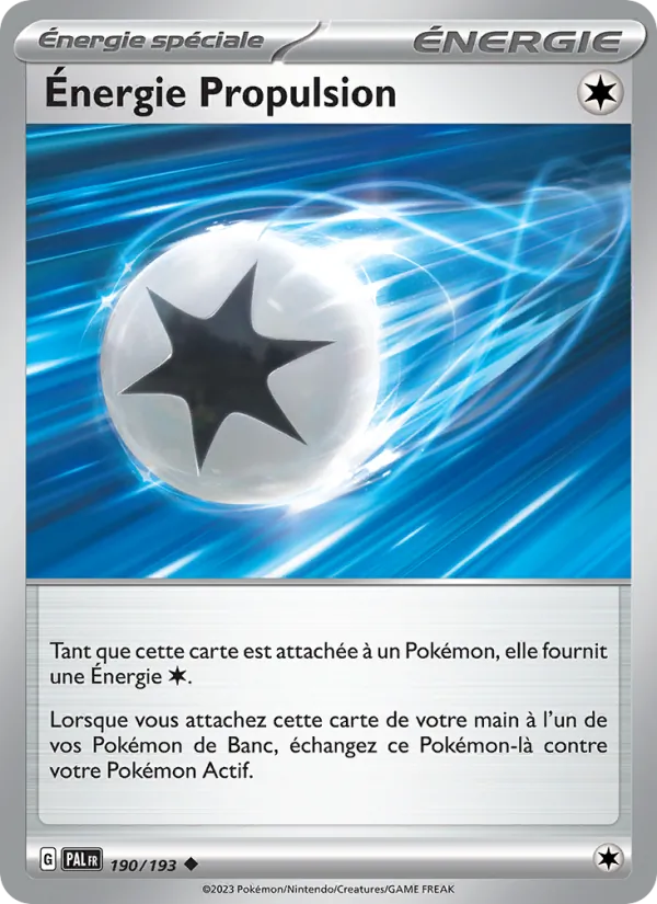 Carte Pokémon Énergie Propulsion 190/193 de l'extension Évolutions à Paldea