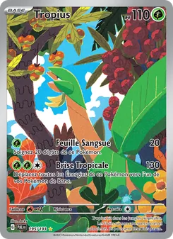 Carte Pokémon Tropius 195