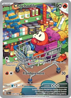 Carte Pokémon Chochodile 201