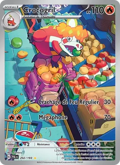 Carte Pokémon Crocogril 202