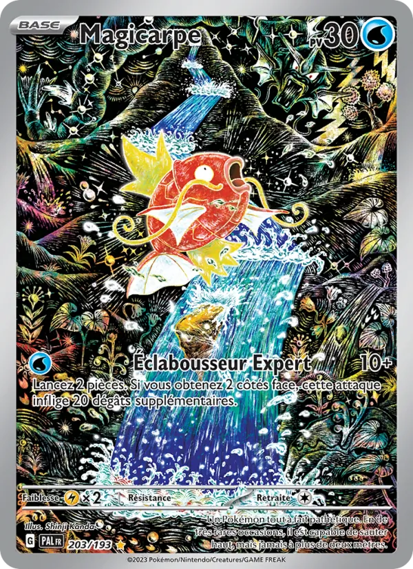 Carte Pokémon Magicarpe 203/193 de l'extension Évolutions à Paldea