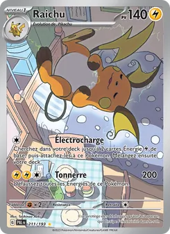 Carte Pokémon Raichu 211