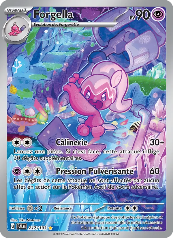 Carte Pokémon Forgella 217/193 de l'extension Évolutions à Paldea