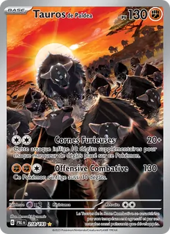 Carte Pokémon Tauros de Paldea 218
