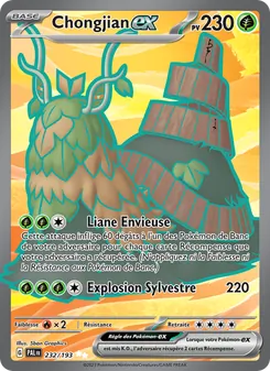 Carte Pokémon Chongjian-ex 232
