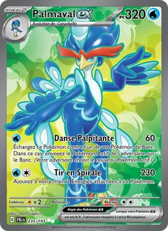 Carte Pokémon Palmaval-ex 235