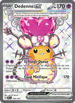 Carte Pokémon Dedenne-ex 239