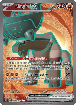 Carte Pokémon Dinglu-ex 243