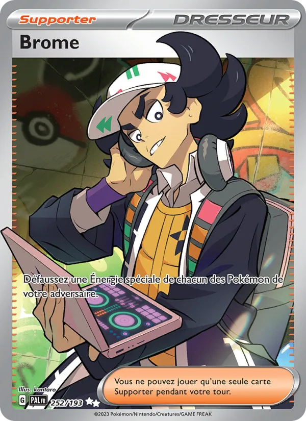 Carte Pokémon Brome 252/193 de l'extension Évolutions à Paldea