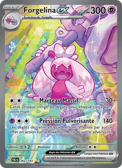 Carte Pokémon Forgelina-ex 262