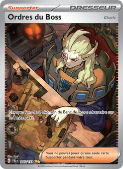 Carte Pokémon Ordres du Boss 265