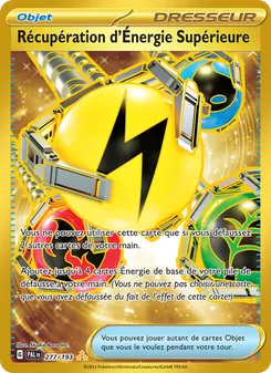 Carte Pokémon Récupération d'Énergie Supérieure 277