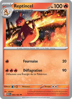 Carte Pokémon Reptincel 005
