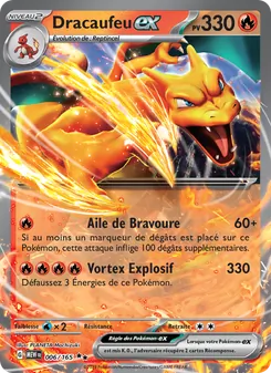 Carte Pokémon Dracaufeu-ex 006